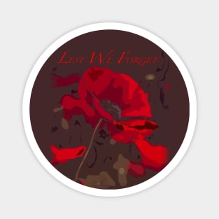 Fasbytes Poppy Remembrance Day Magnet